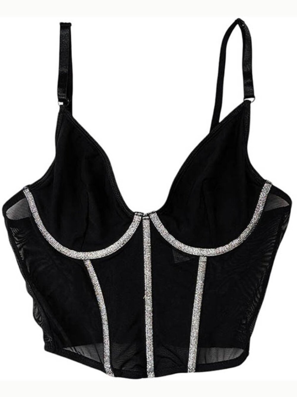 Spirit Bustier Corset Lace Womens Mâ Black Whimsigoth Cosplay Y2K Fairy Grunge